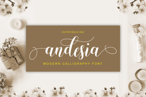 Andesia: A Delicate Script for Creative Projects