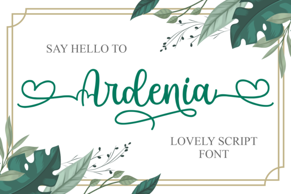 Ardenia: Elegant Script for Campaigns