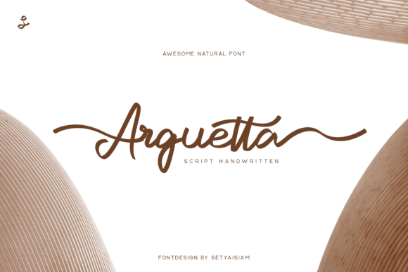 Arguetta: Elegant Script Font for Crafters