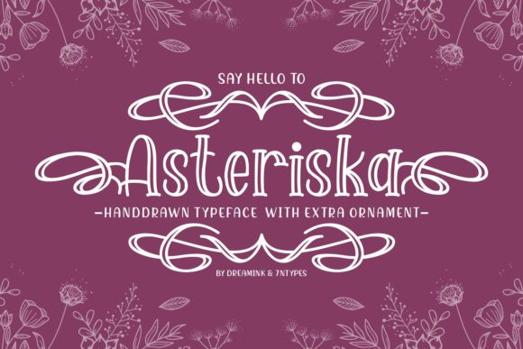 Asteriska Font: Elegant Script for Crafters