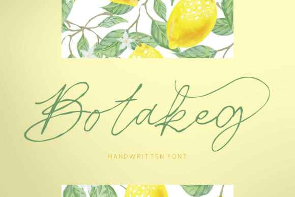Botakeg: A Unique Handwritten Font for Marketers