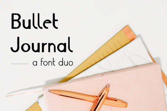 Bullet Journal Font for Creative Design