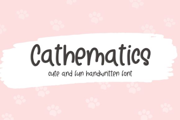 Cathematics: A Handwritten Font for Creative Expression