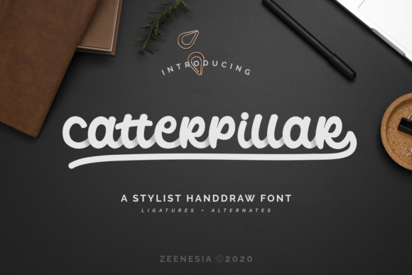 Catterpillar: A Flowing Handwritten Font