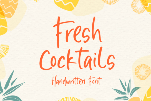 Fresh Cocktails: A Font That Elevates Your Brand