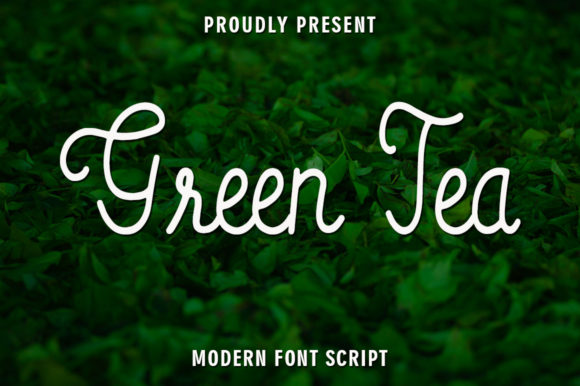 Green Tea Font: Elegant Script for Digital Marketing