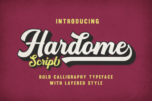 Hardome Font: Script Amp for Web Design
