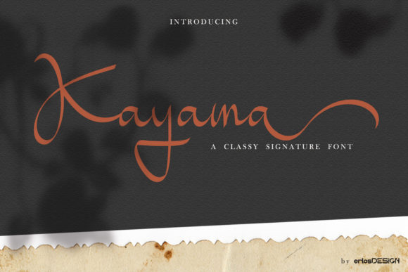 Kayama: Elegant Script Font for Web Design