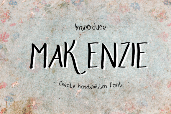 Makenzie: A Handwritten Font for Editorial Elegance