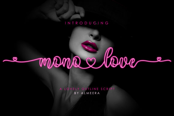 Monolove Font for Creative Projects