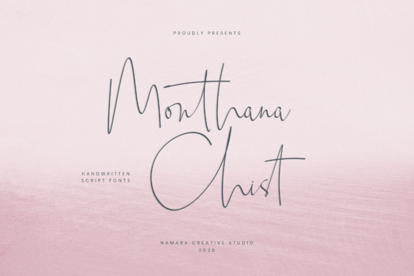 Monthana Chist: A Stylish Script for Branding