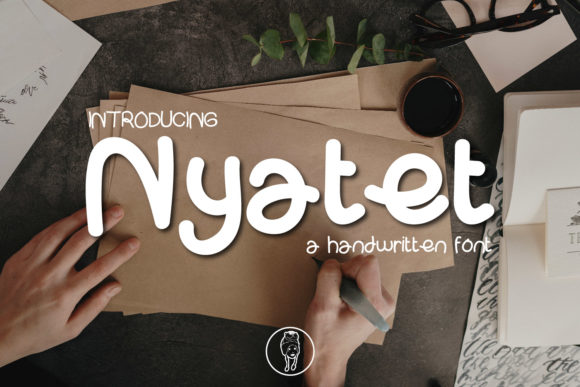 Nyatet: A Handwritten Font for Editorial Design