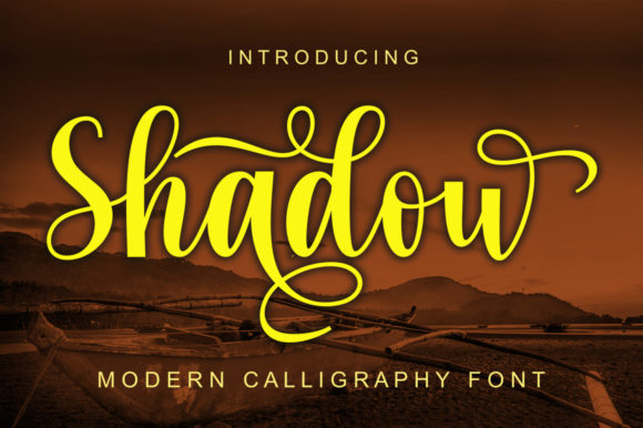 Shadow Font: Elegant Script for Digital Marketing