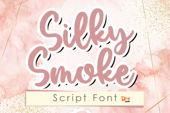 Silky Smoke Font: Elegant Script for Editorial Design