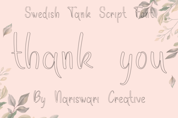 Swedish Tank Font: Elegant Script for Digital Marketing