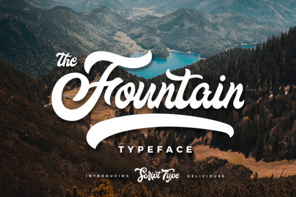 The Fountain: A Handwritten Font for Creative Makers