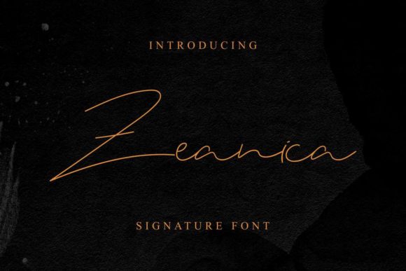 Zeanica: A Friendly Font for Business Branding